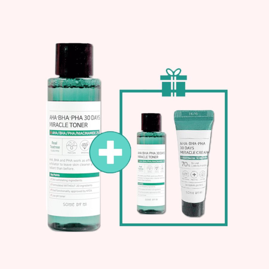 TONER AHA-BHA-PHA 30 DAYS MIRACLE ( Tặng kèm Toner mini + Kem Dưỡng Mini )