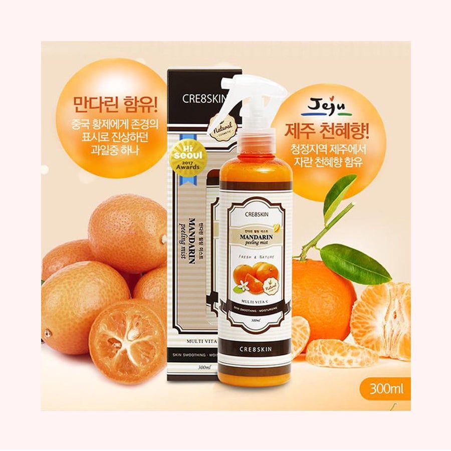 TẨY TẾ BÀO CHẾT DẠNG XỊT CRE8SKIN MANDARIN PEELING MIST