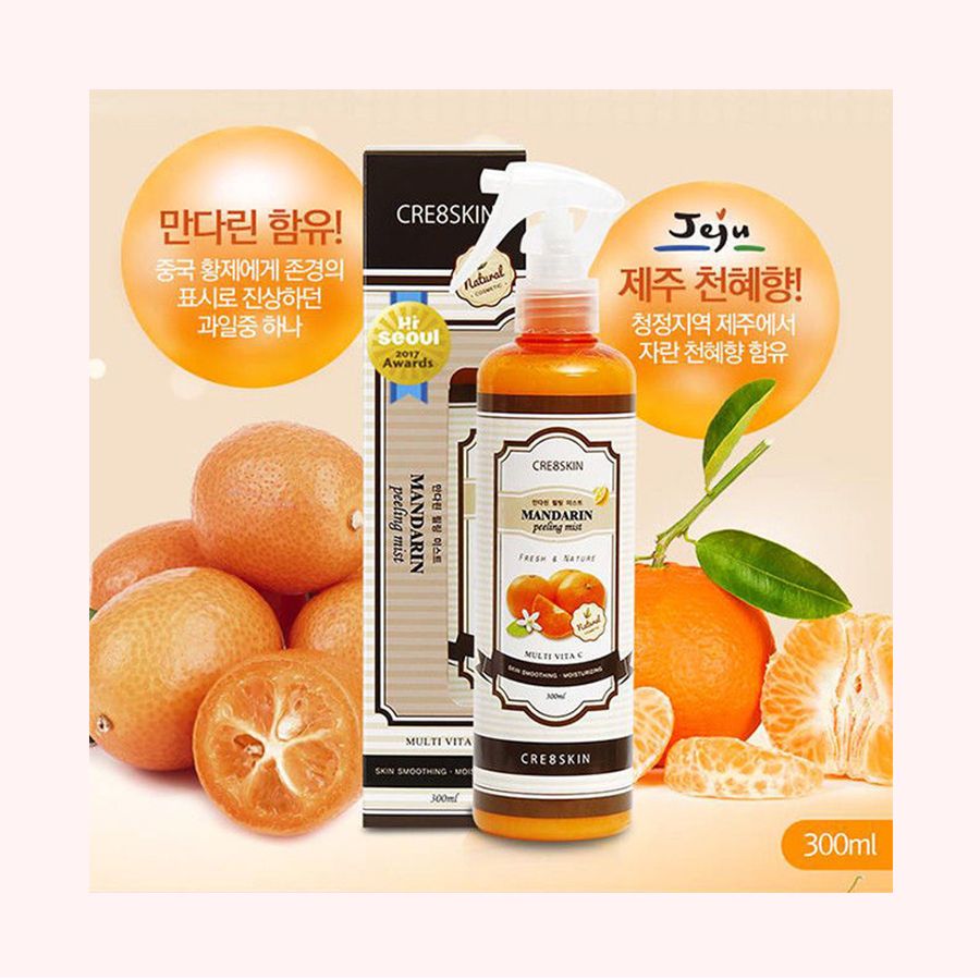 TẨY TẾ BÀO CHẾT DẠNG XỊT CRE8SKIN MANDARIN PEELING MIST