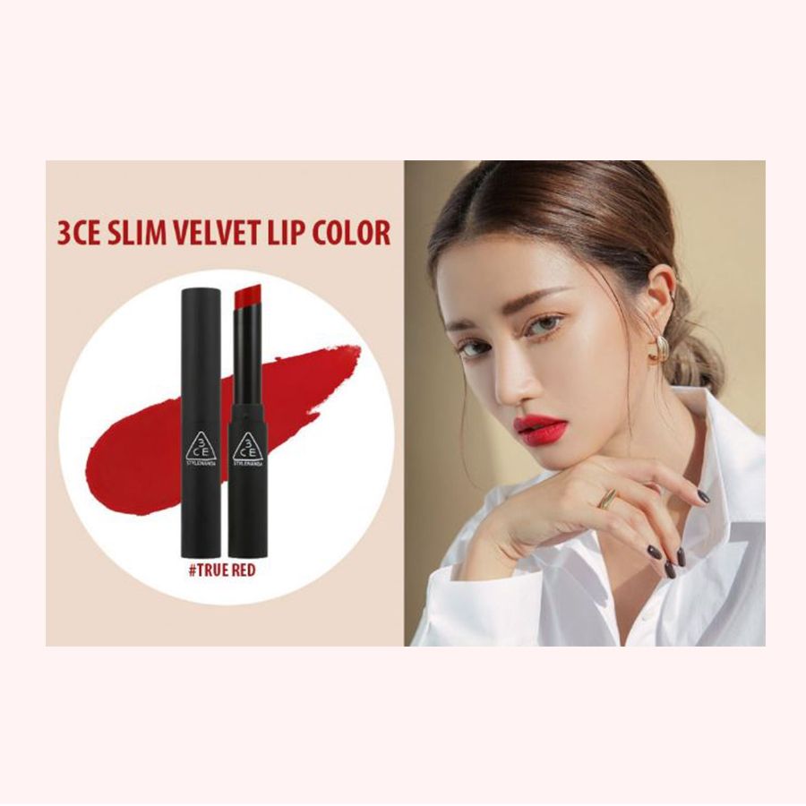 SON 3CE SLIM VELVET LIP COLOR - TRUE RED