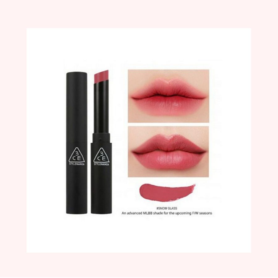 SON 3CE SLIM VELVET LIP COLOR - SNOW GLASS