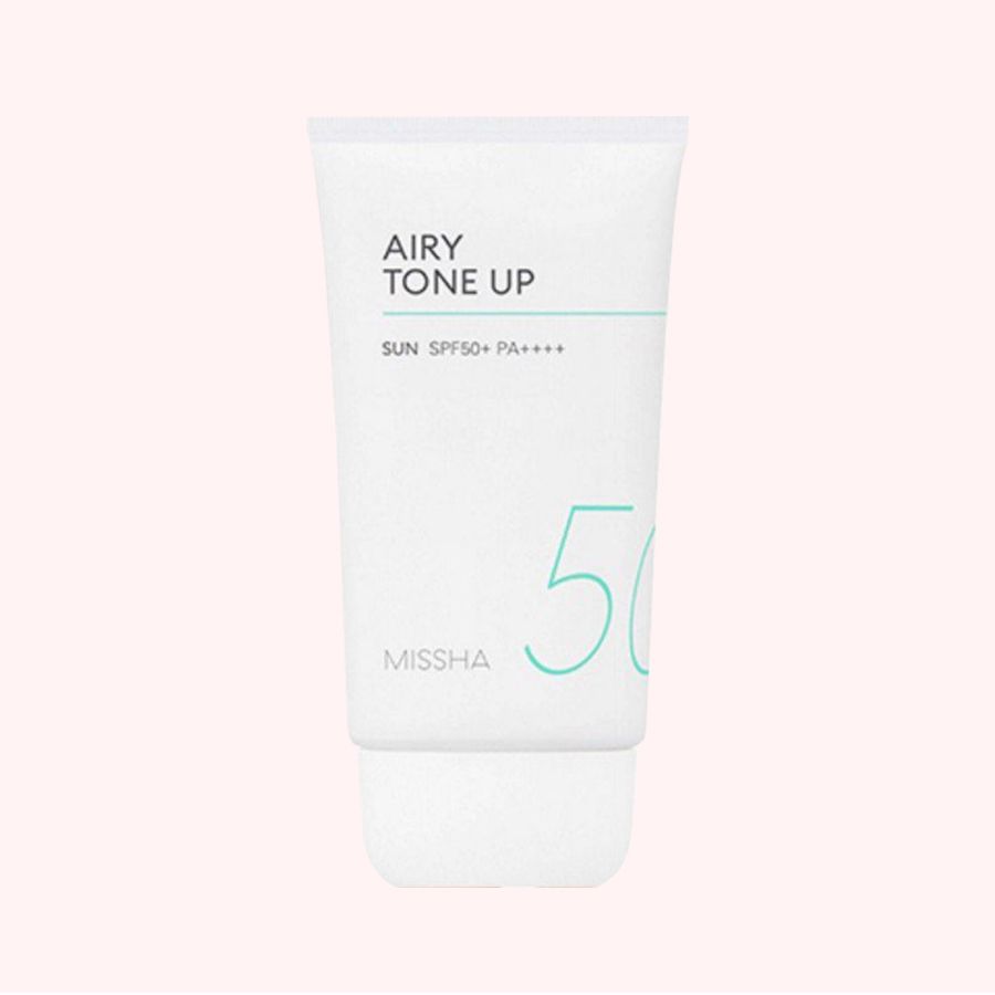 KEM CHỐNG NẮNG NÂNG TONE MISSHA SAFE BLOCK AIRY TONE UP SUN SPF50+/PA++++