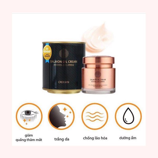  KEM DƯỠNG DA CHIẾT XUẤT CÁ HỒI CRE8SKIN SALMON OIL CREAM 