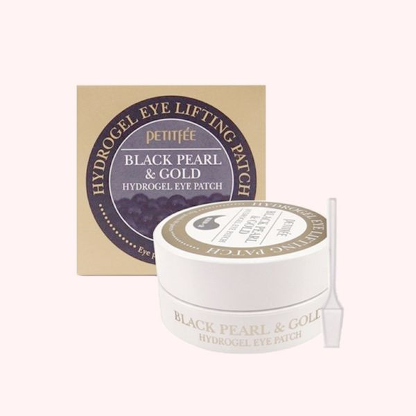  MẶT NẠ MẮT PETITFEE BLACK PEARL & GOLD HYDRO EYE PATCH  - ĐEN 