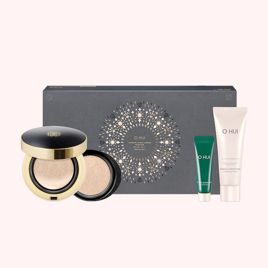 SET CUSHION OHUI ULTIMATE COVER MOISTURE