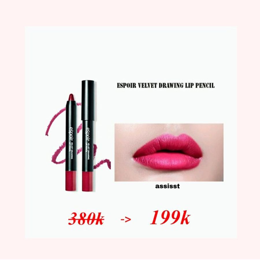 SON BÚT CHÌ ESPOIR VELVET DRAWING LIP PENCIL - ASSITANT