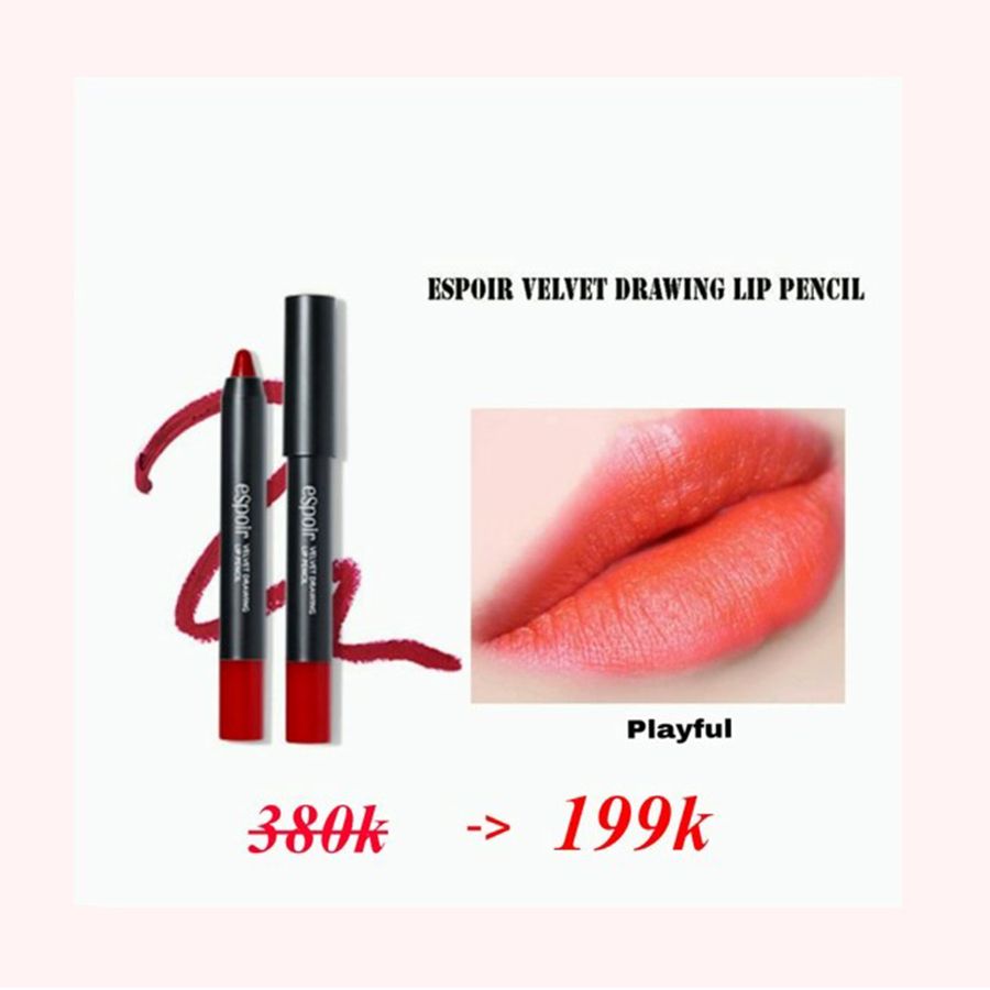 SON BÚT CHÌ ESPOIR VELVET DRAWING LIP PENCIL - PLAY POOL