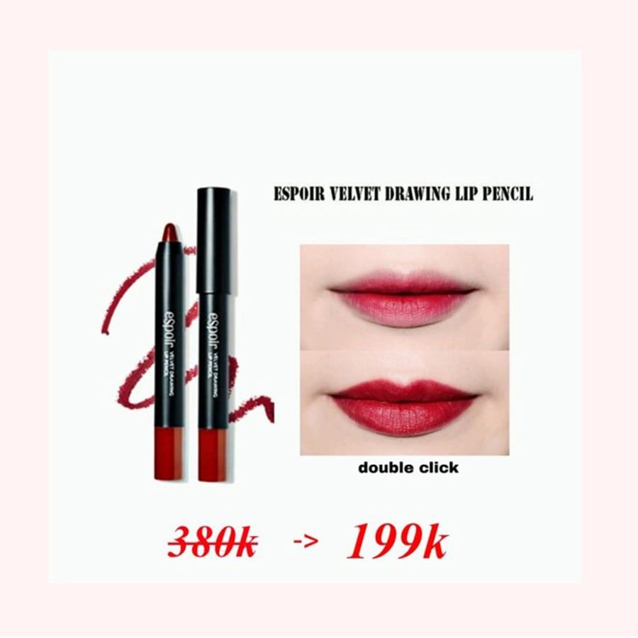 SON BÚT CHÌ ESPOIR VELVET DRAWING LIP PENCIL - DOUBLE CLICK