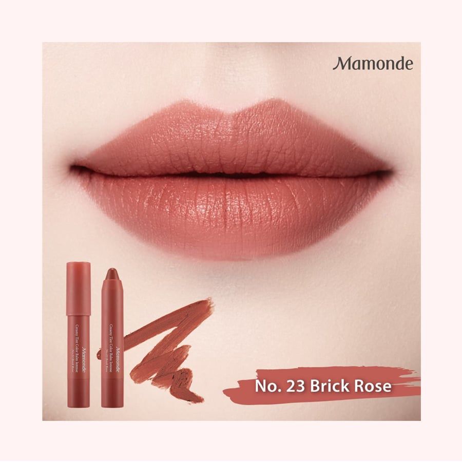 MAMONDE CREAMY TINT COLOR BALM INTENSE NO.23 BRICK ROSE