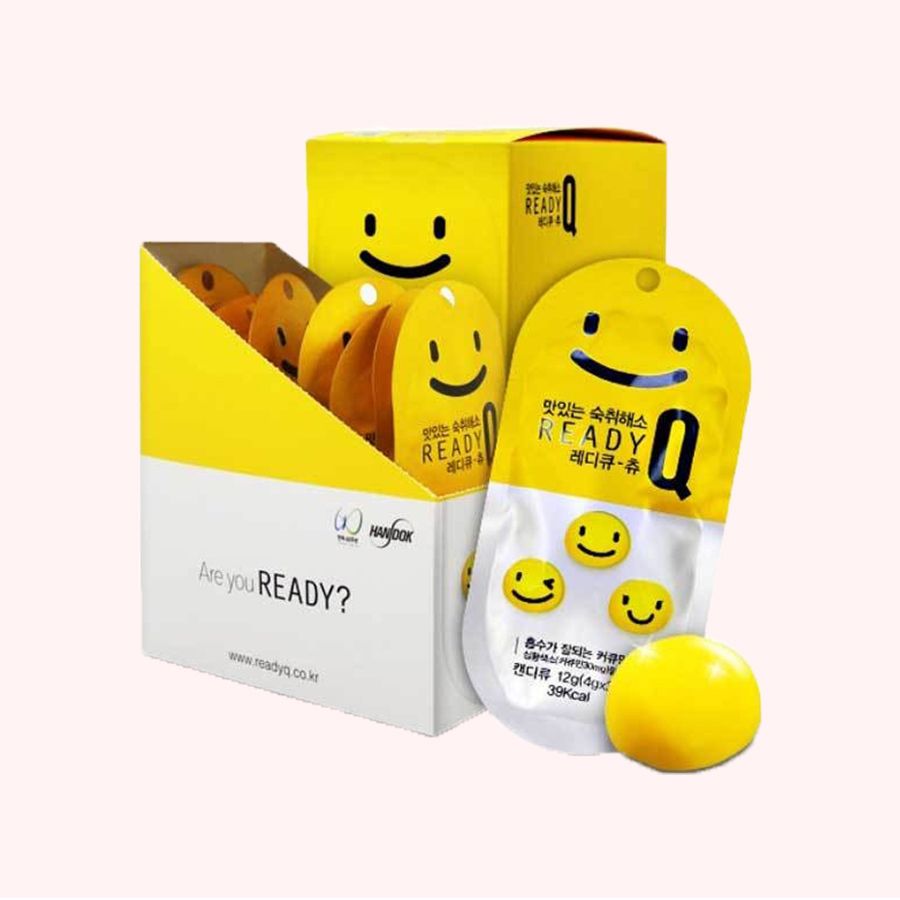 KẸO CHỐNG SAY, GIẢI RƯỢU READY Q CHEW