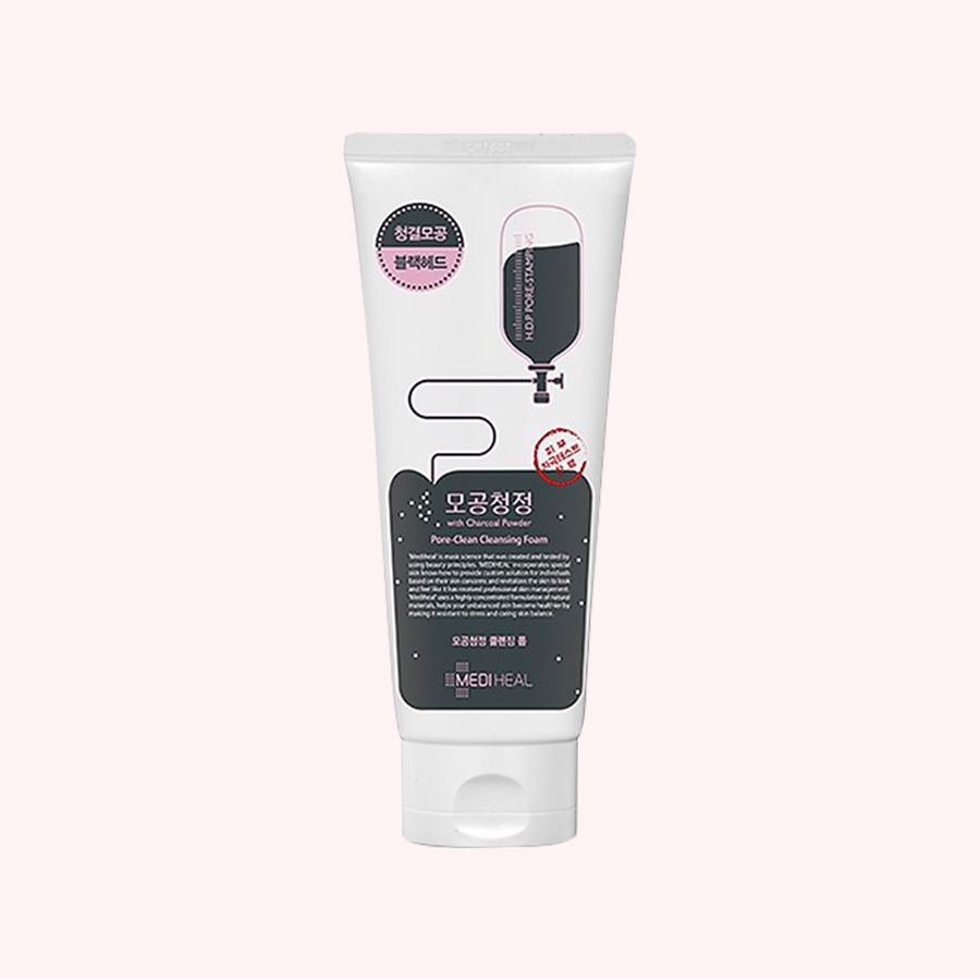 SỮA RỬA MẶT THAN HOẠT TÍNH MEDIHEAL PORE-CLEAN CHARCOAL CLEANSING FOAM 170ml