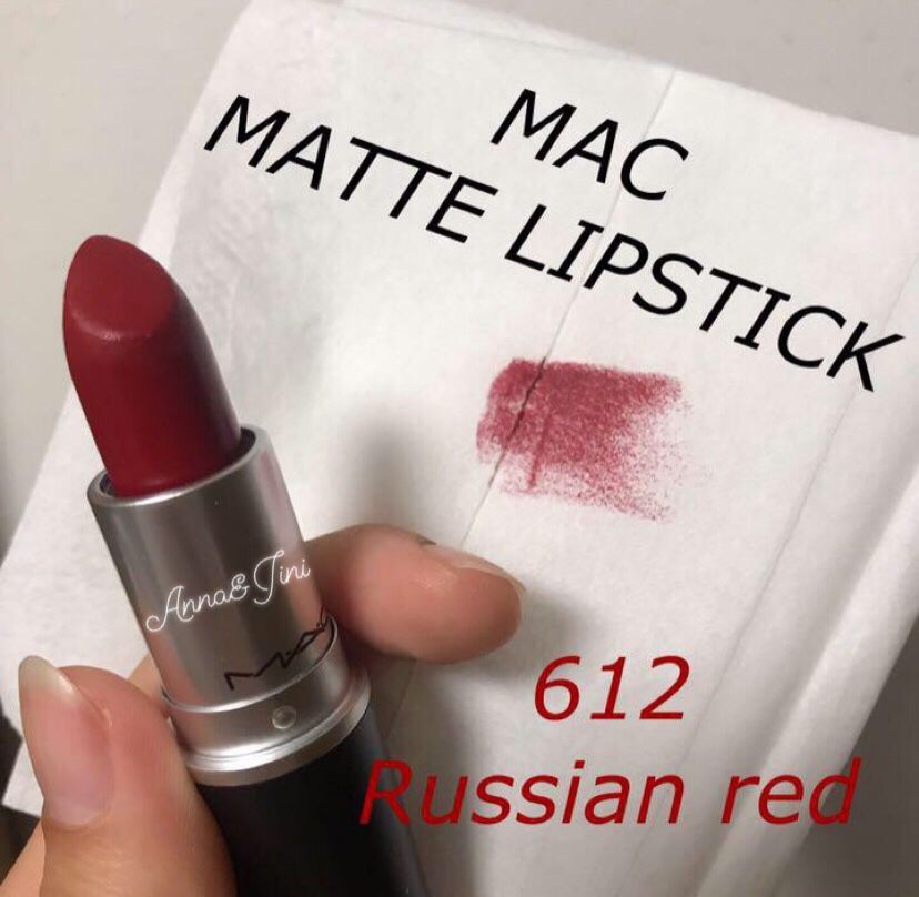 SON MAC MATTE LIPSTICK - RUSSIAN RED 612 - MARRAKESH 646