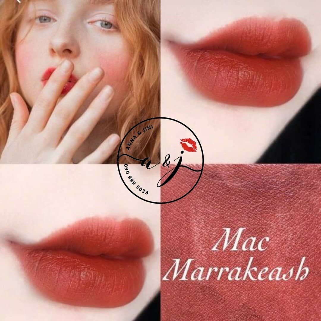SON MAC MATTE LIPSTICK - RUSSIAN RED 612 - MARRAKESH 646