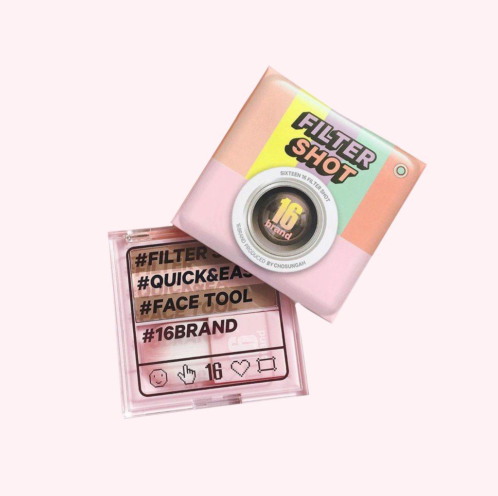 PHẤN TẠO SÓNG MŨI - TẠO KHỐI - HIGHLIGHT 16 BRAND FILLTER SHOT CONTOUR PEACH