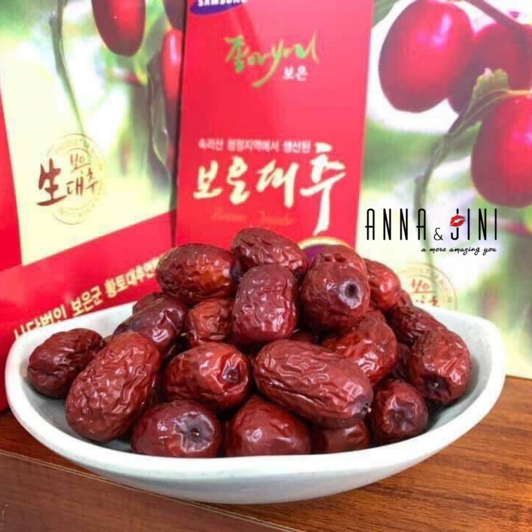 TÁO ĐỎ SẤY KHÔ HÀN QUỐC SAMSUNG BOEUN JUJUBE CAO CẤP