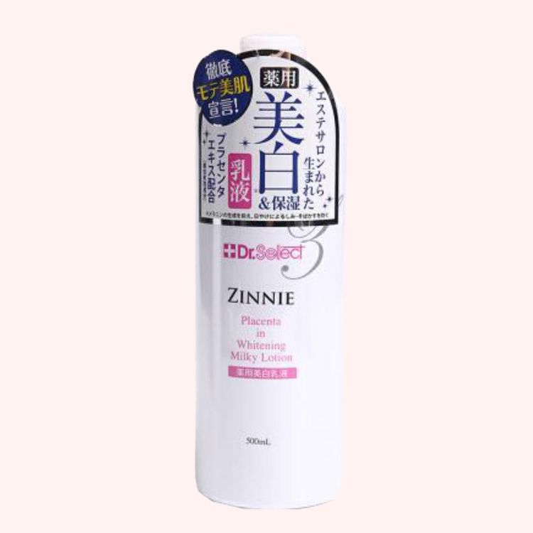 SỮA DƯỠNG Dr. SELECT ZENNIE PLACENTA IN WHITENING MILKY LOTION