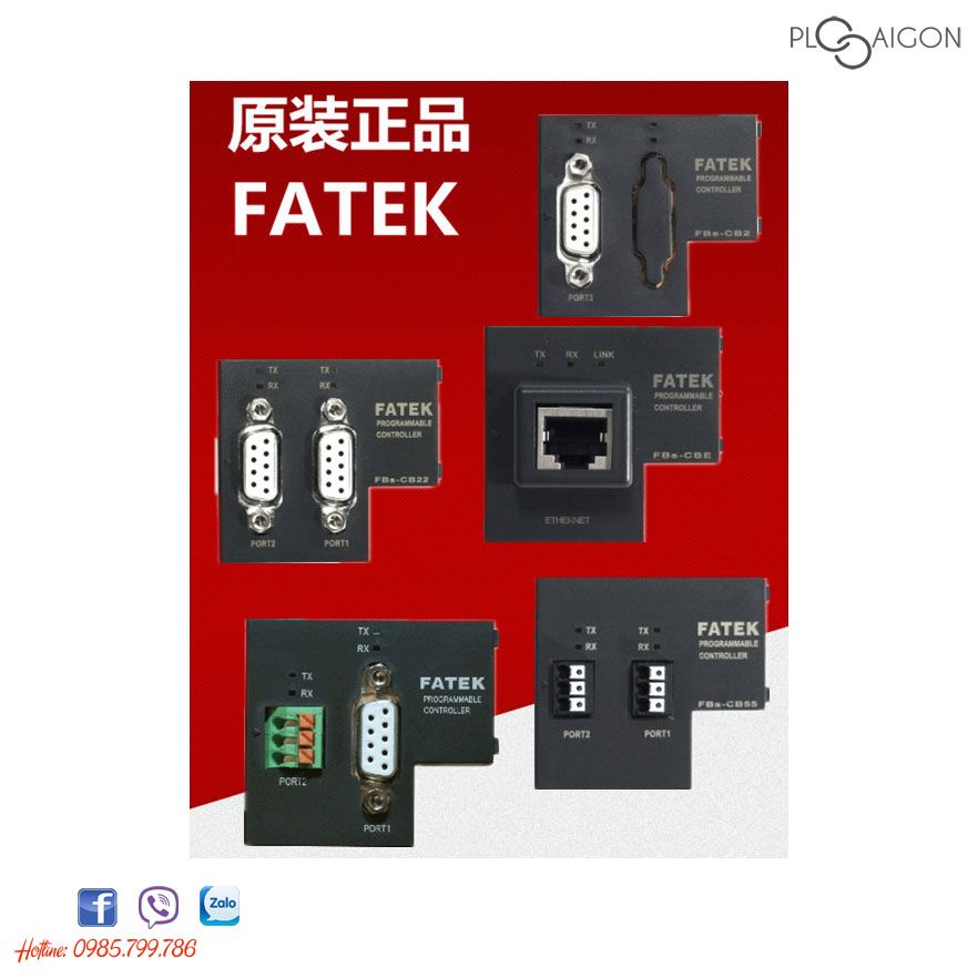  Mở rộng Fatek FBs-CB5, FBs-CB22, FBs-CB55, FBs-CBE, FBs-CBEH, FBs-CBCAN 