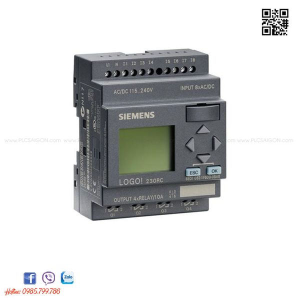 Logo Siemens 230RC | bộ lập trình Logo Siemens | Logo Siemens – PLCSAIGON