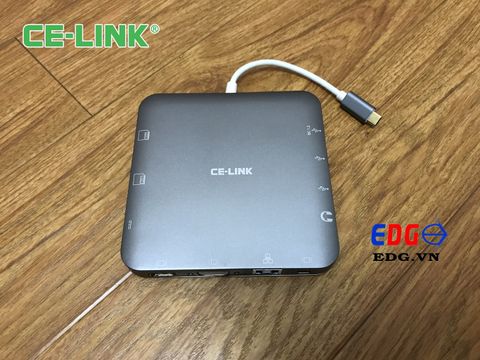 CE-Link Docking chuyển Type-c sang nhiều cổng khác