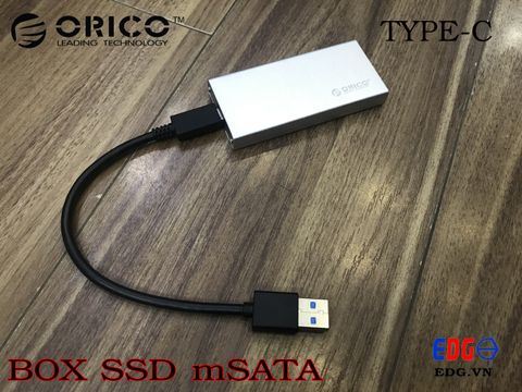 Box Ổ Cứng SSD MSATA To USB-C , Orico MSA-UC3