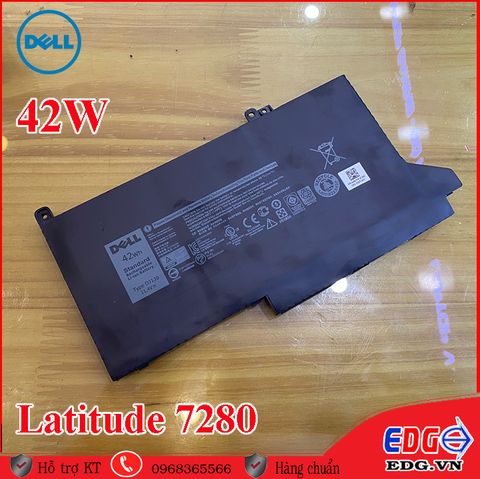 Pin Laptop Dell E7280 42W 60W chính hãng