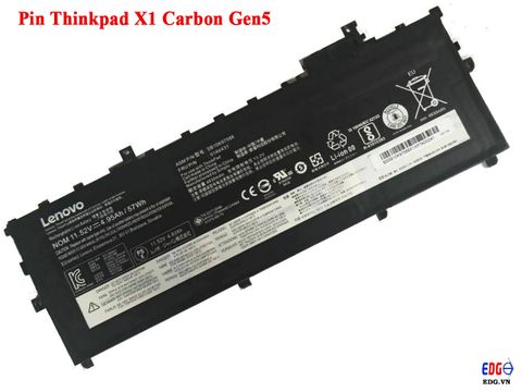 Pin Laptop Lenovo Thinkpad X1 Carbon Gen 5