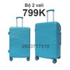 Bộ 2 Vali Chống Va Đập Tốt S516 Xanh Cổ Vịt