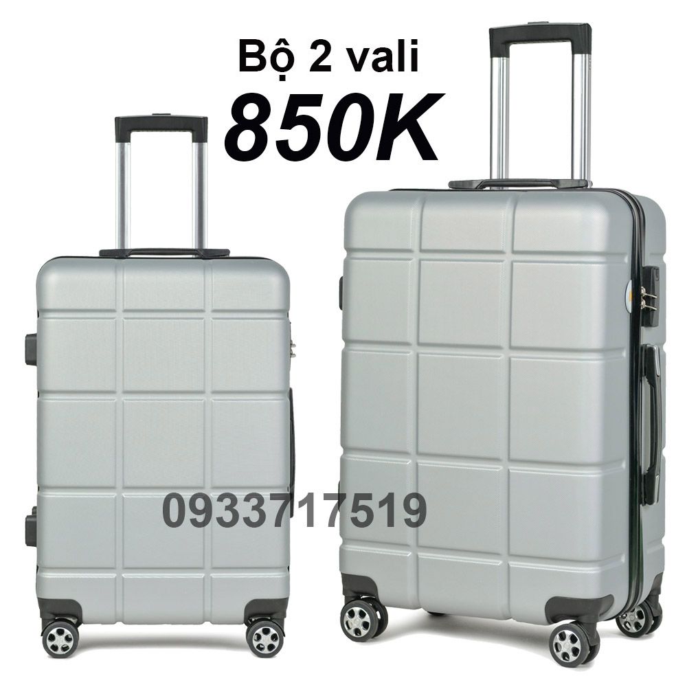 Bộ 2 vali 839 Bạc