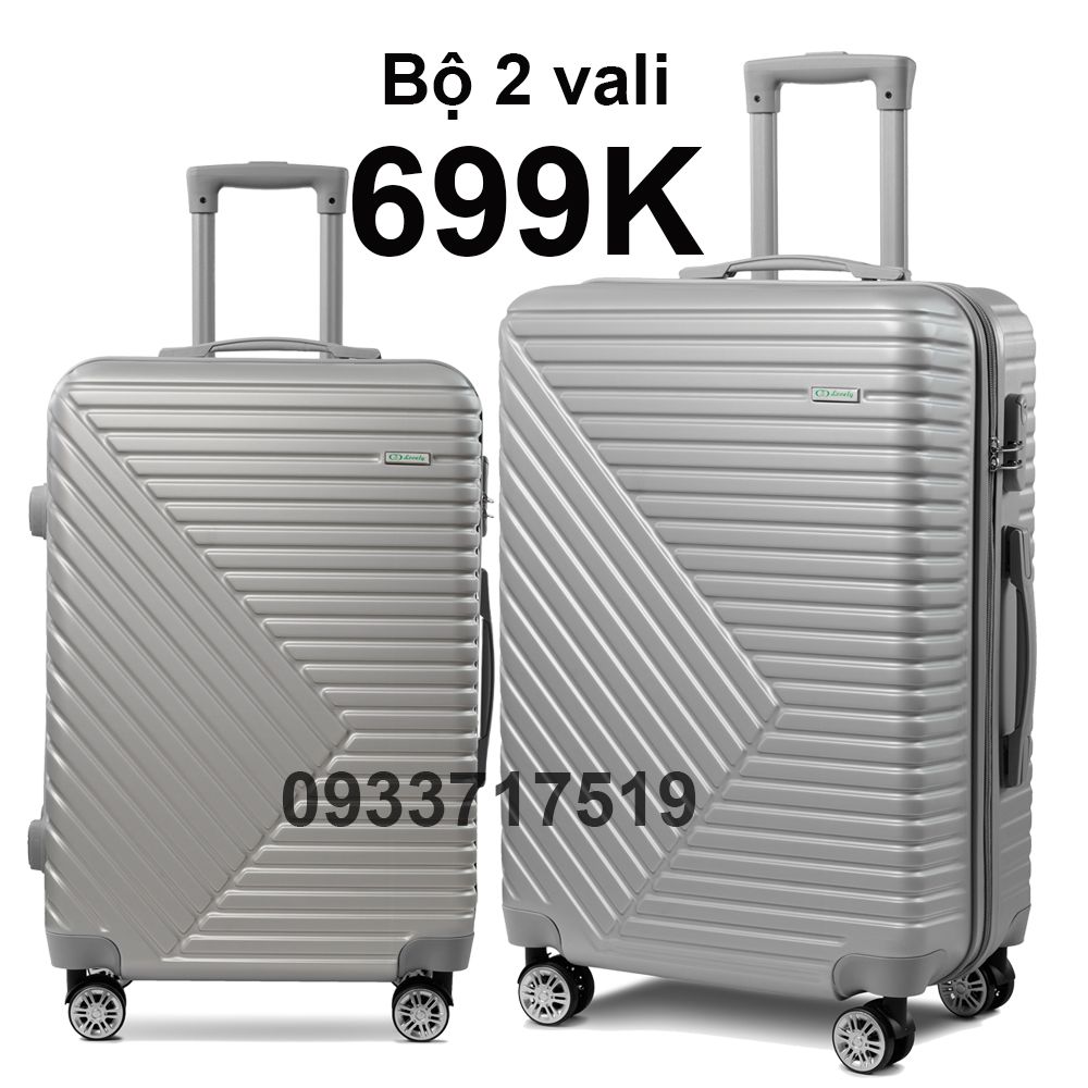 Bộ 2 Vali T66 Xám Bạc