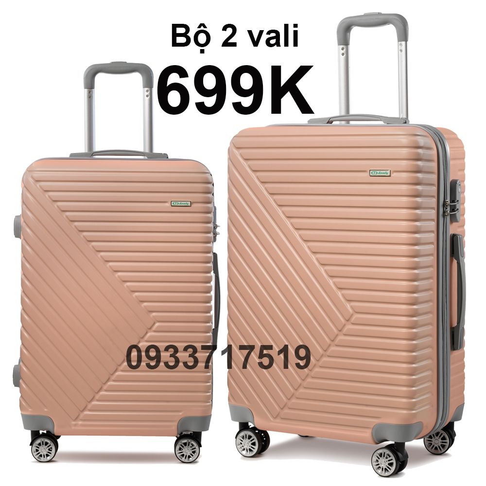 Bộ 2 Vali T66 Hồng