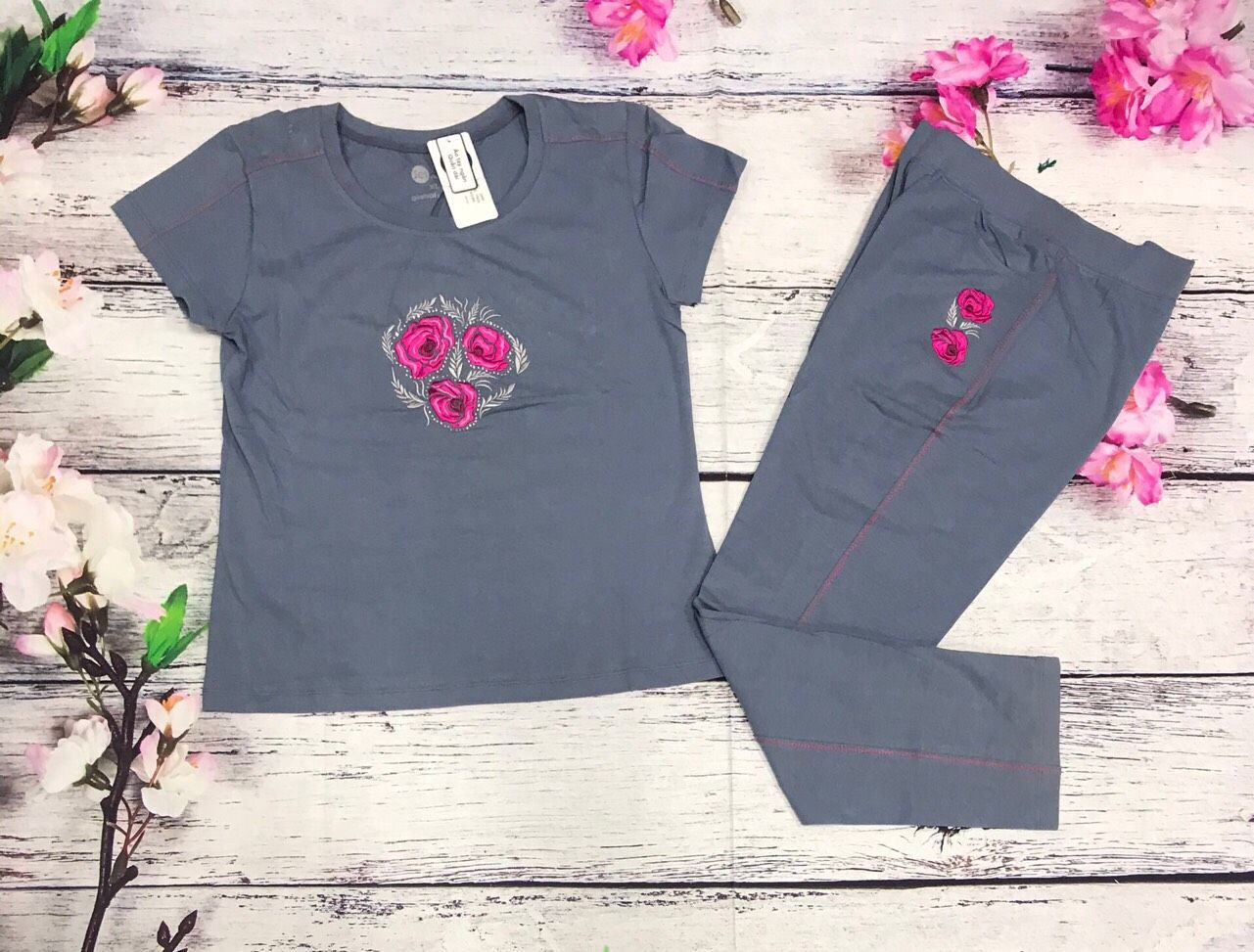 Hoa Đá Thêu TNQD L XL XXL XXXL