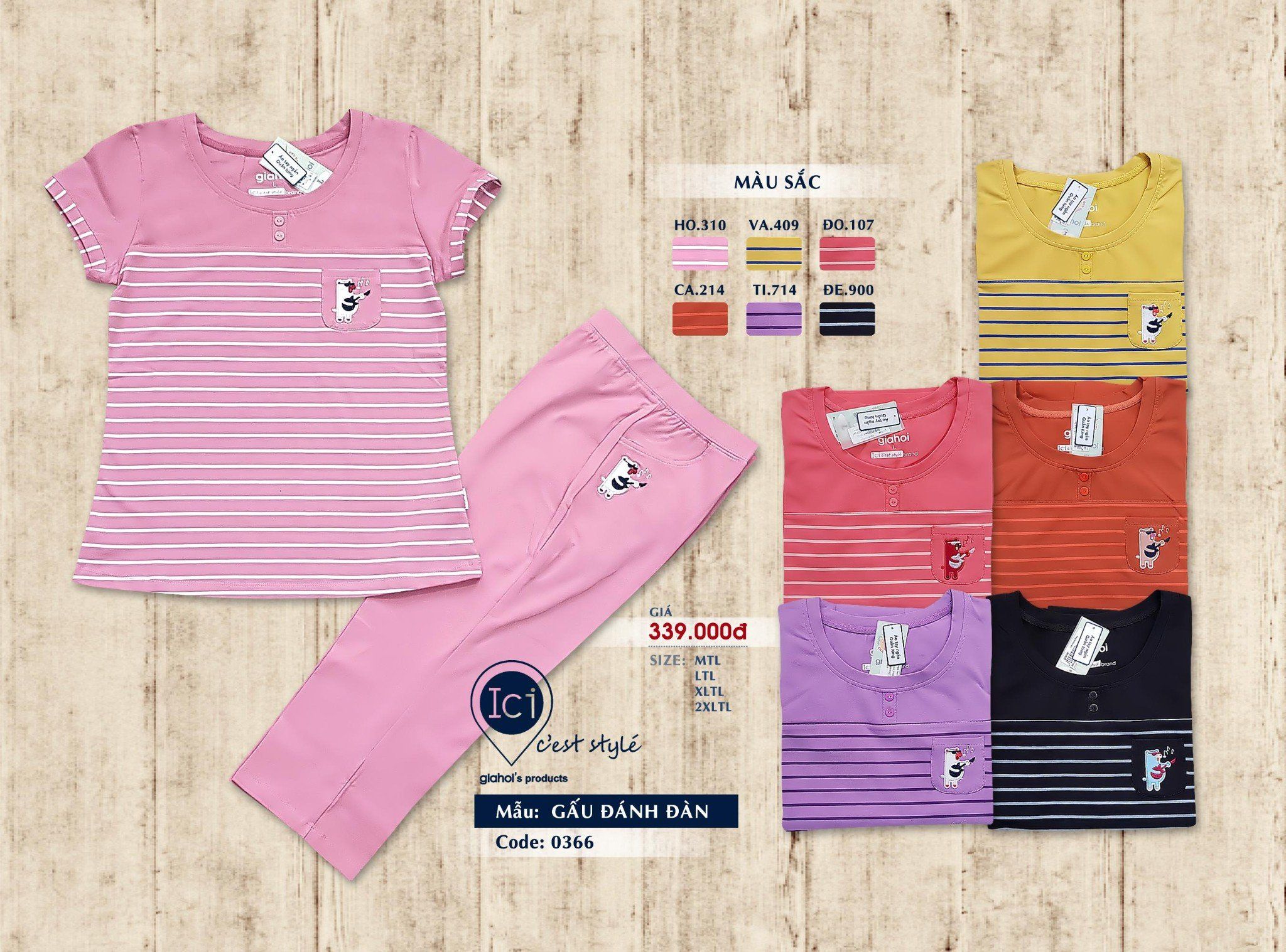 Gấu Đánh Đàn SIZE M