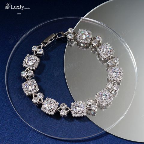  Vòng tay đính Kim cương Moissanite - L1061 