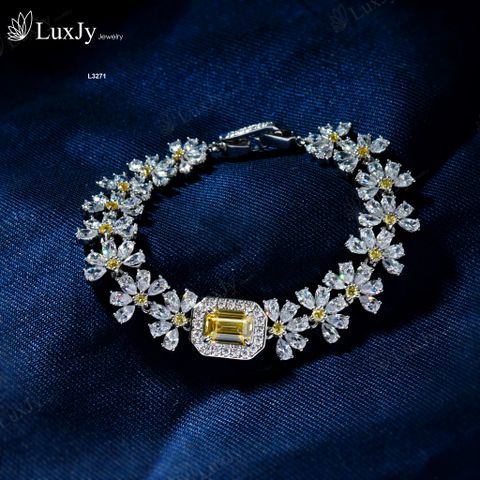  Lắc tay đính Kim cương Moissanite - L3271 