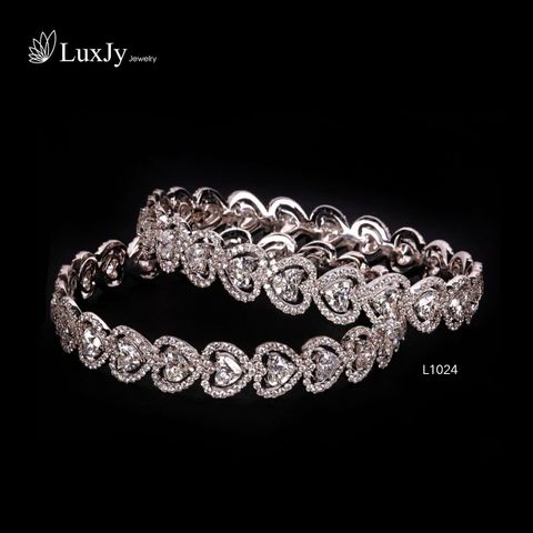  Vòng tay đính Kim cương Moissanite - L1024 