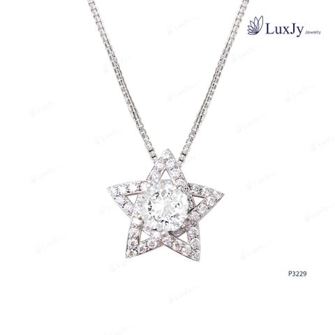  Mặt dây đính Kim cương Moissanite - P3229 