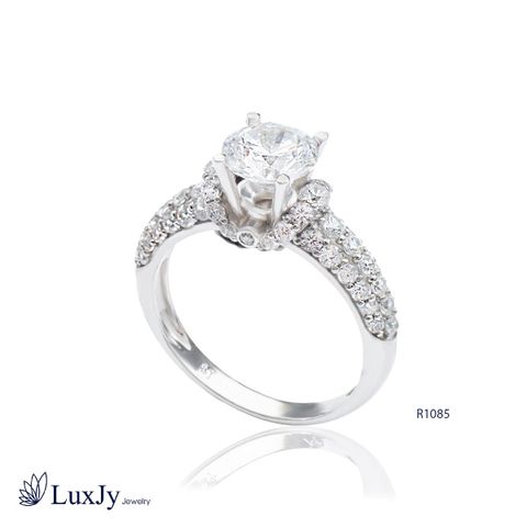  Nhẫn nữ đính Kim cương Moissanite - R1085 