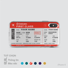 COLORFUL BOARDING PASS - EMIRATES AIRLINES