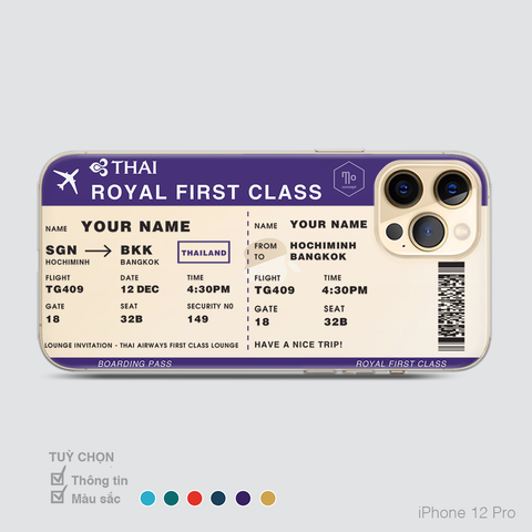 COLORFUL BOARDING PASS - THAI AIRWAYS