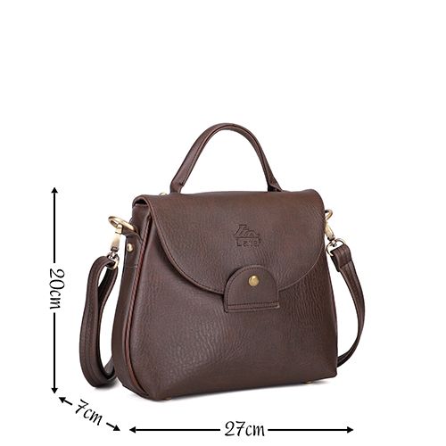 Túi đeo chéo da nữ Lata HN63N