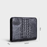  Clutch cầm tay da cá sấu khóa đơn Lata CT008 