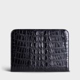  Clutch cầm tay da cá sấu khóa đơn Lata CT008 