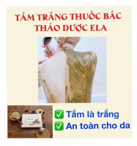 Tắm trắng thuốc bắc thảo dược ELA combo 2 in 1