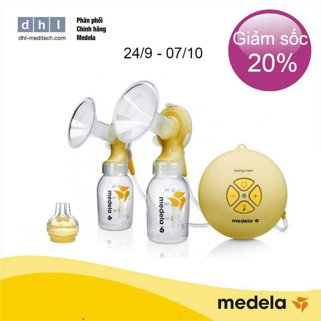 Máy hút sữa medela swing maxi (swing 2 bên)