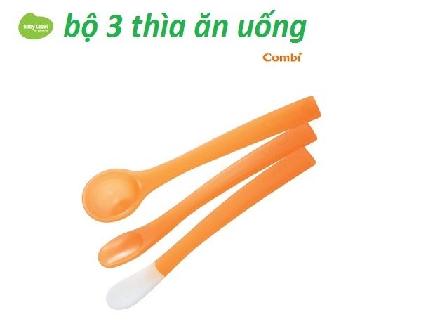 Bộ 3 thìa tập ăn Combi