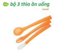 Bộ 3 thìa tập ăn Combi