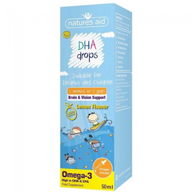 DHA Drops 50ml dạng giọt cho bé