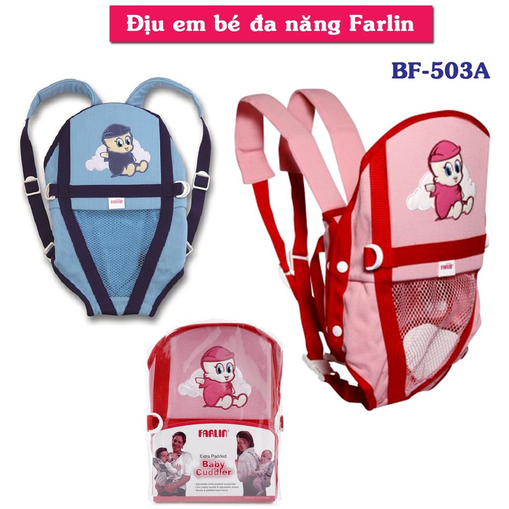 Địu Em Bé Farlin - Xanh Dương - BF-503A