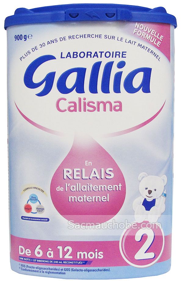 Sữa Gallia xách tay Calisma 2 (900g) (6-12 tháng tuổi) (mới)