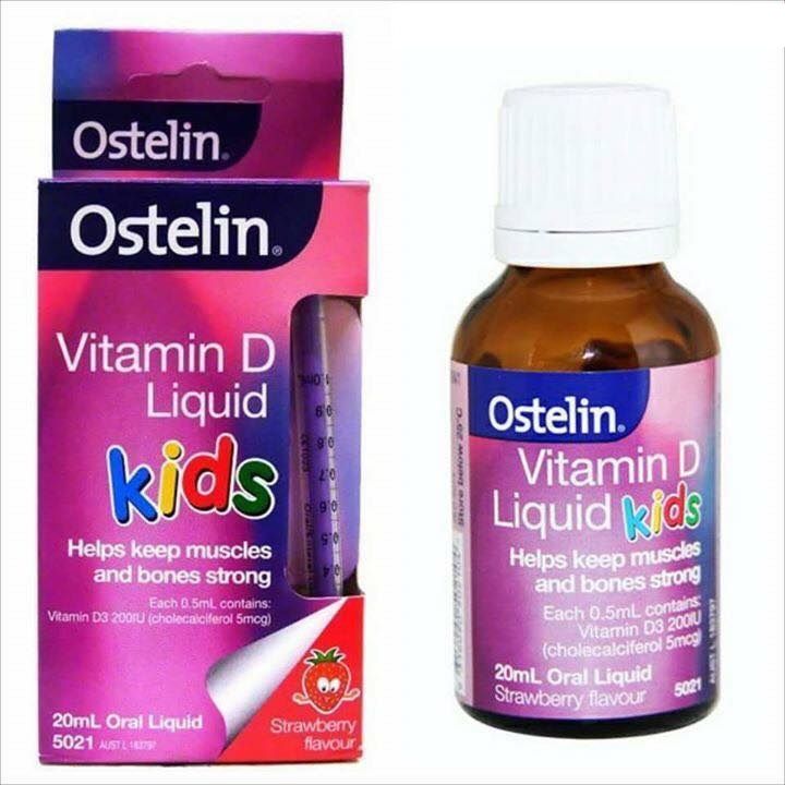 Vitamin D Ostelin liquid Kids dạng nước